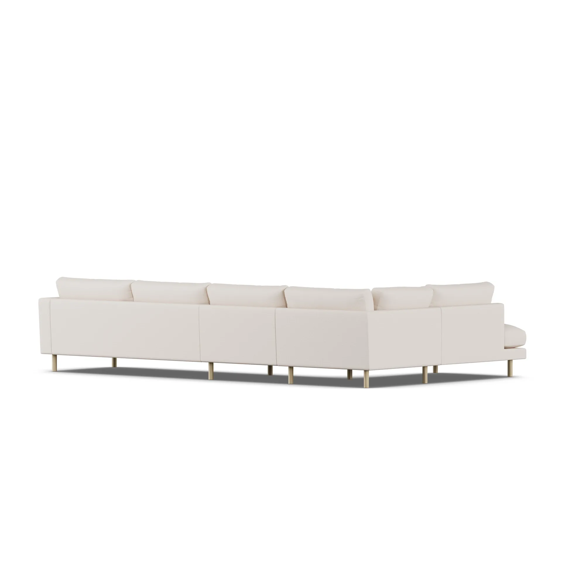Bredhult sofa, Same Off White 6671-dąb olejowany na biało, 4-osobowa B2 1898