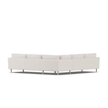 Bredhult sofa - Same Off White 6671-dąb olejowany na biało, narożnik F - 1898