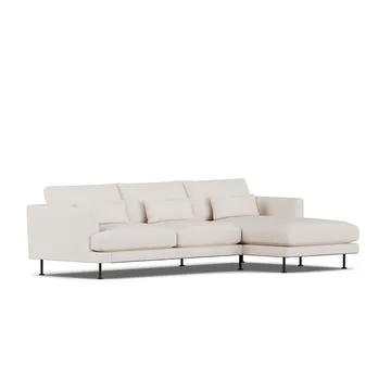 Bredhult sofa - Same Off White 6671-stal czarna, 2,5-osobowa C1 - 1898