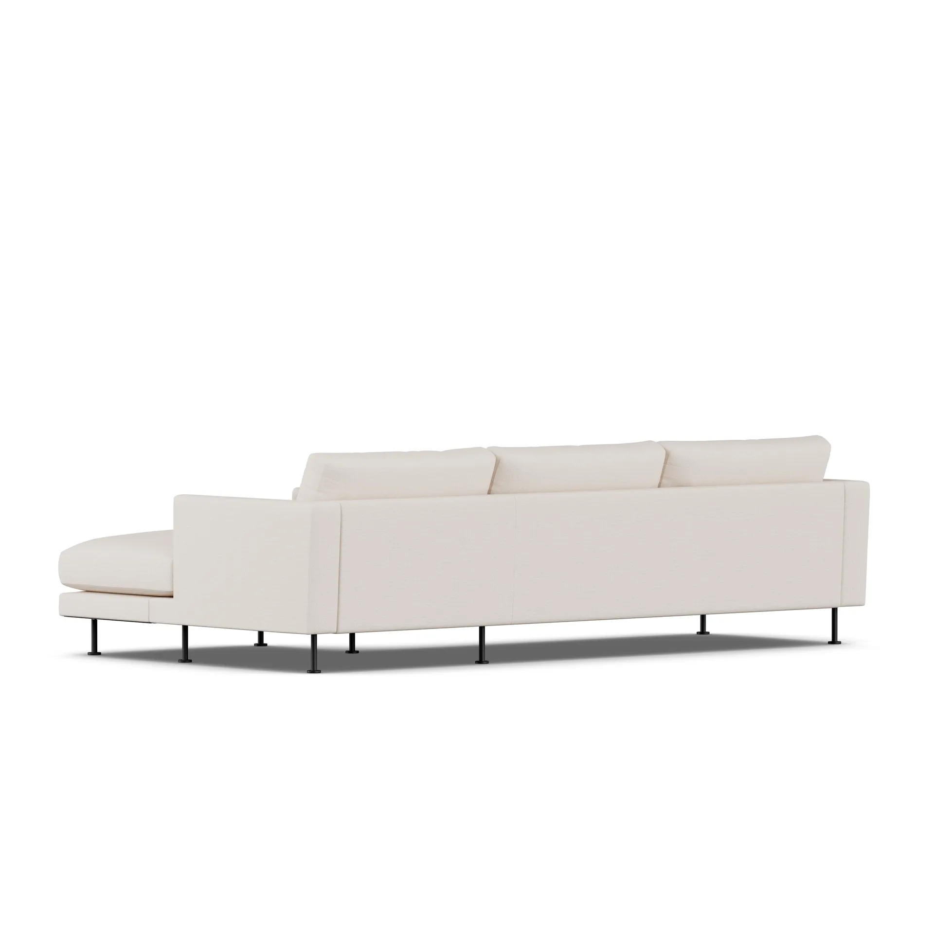 Bredhult sofa, Same Off White 6671-stal czarna, 2,5-osobowa C1 1898