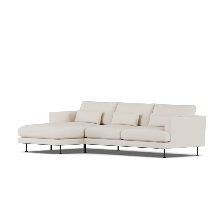 Bredhult sofa - Same Off White 6671-stal czarna, 2,5-osobowa C2 - 1898