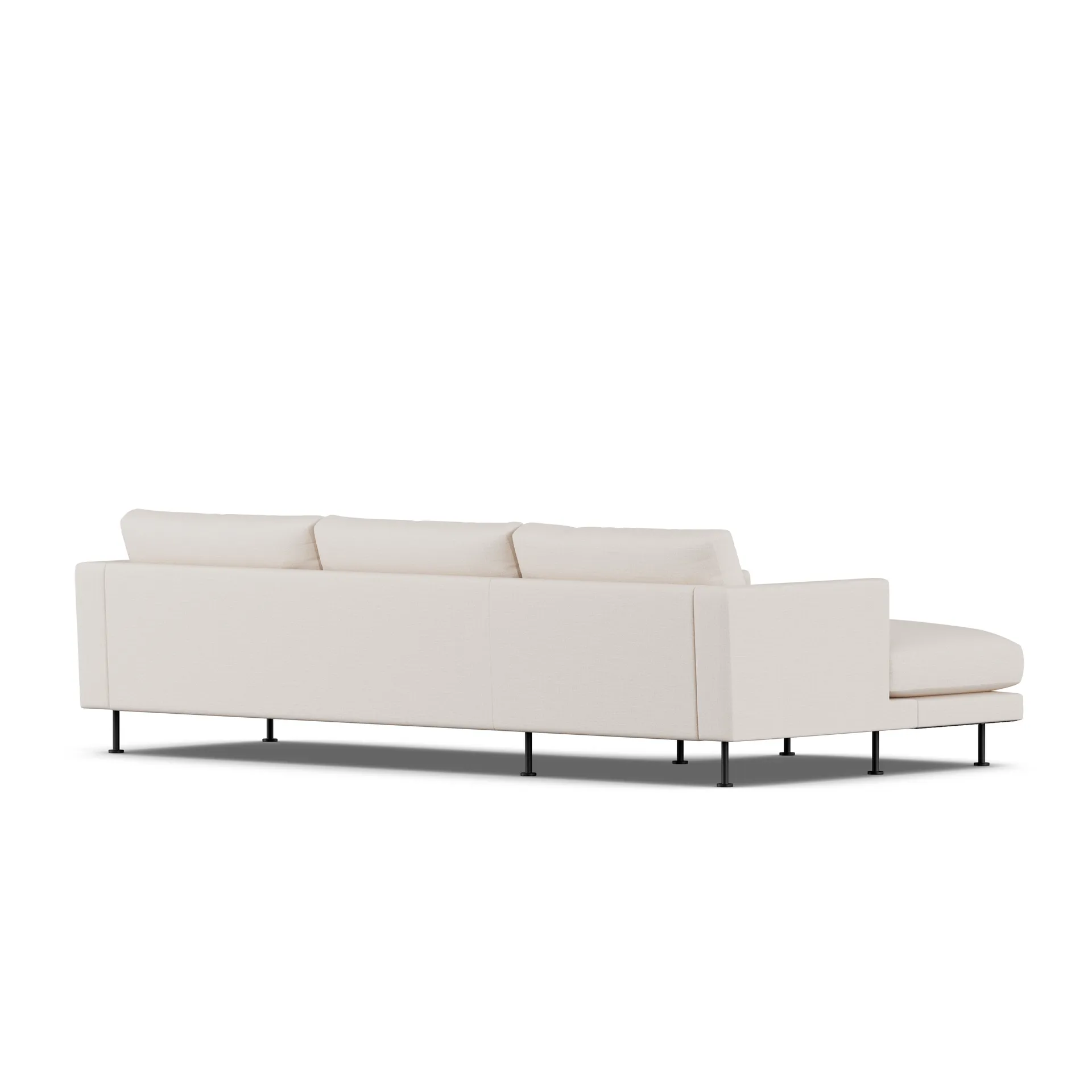 Bredhult sofa, Same Off White 6671-stal czarna, 2,5-osobowa C2 1898