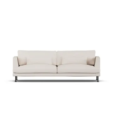 Bredhult sofa - Same Off White 6671-stal czarna, 3-osobowa - 1898