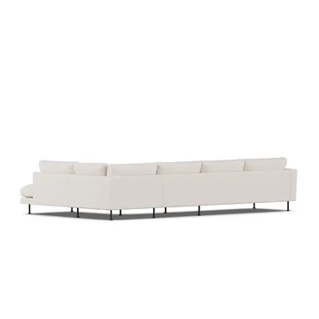 Bredhult sofa - Same Off White 6671-stal czarna, 4-osobowa B1 - 1898