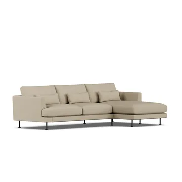 Bredhult sofa - Same Sand 6672-stal czarna, 2,5-osobowa C1 - 1898