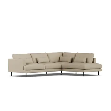 Bredhult sofa - Same Sand 6672-stal czarna, 3-osobowa A1 - 1898