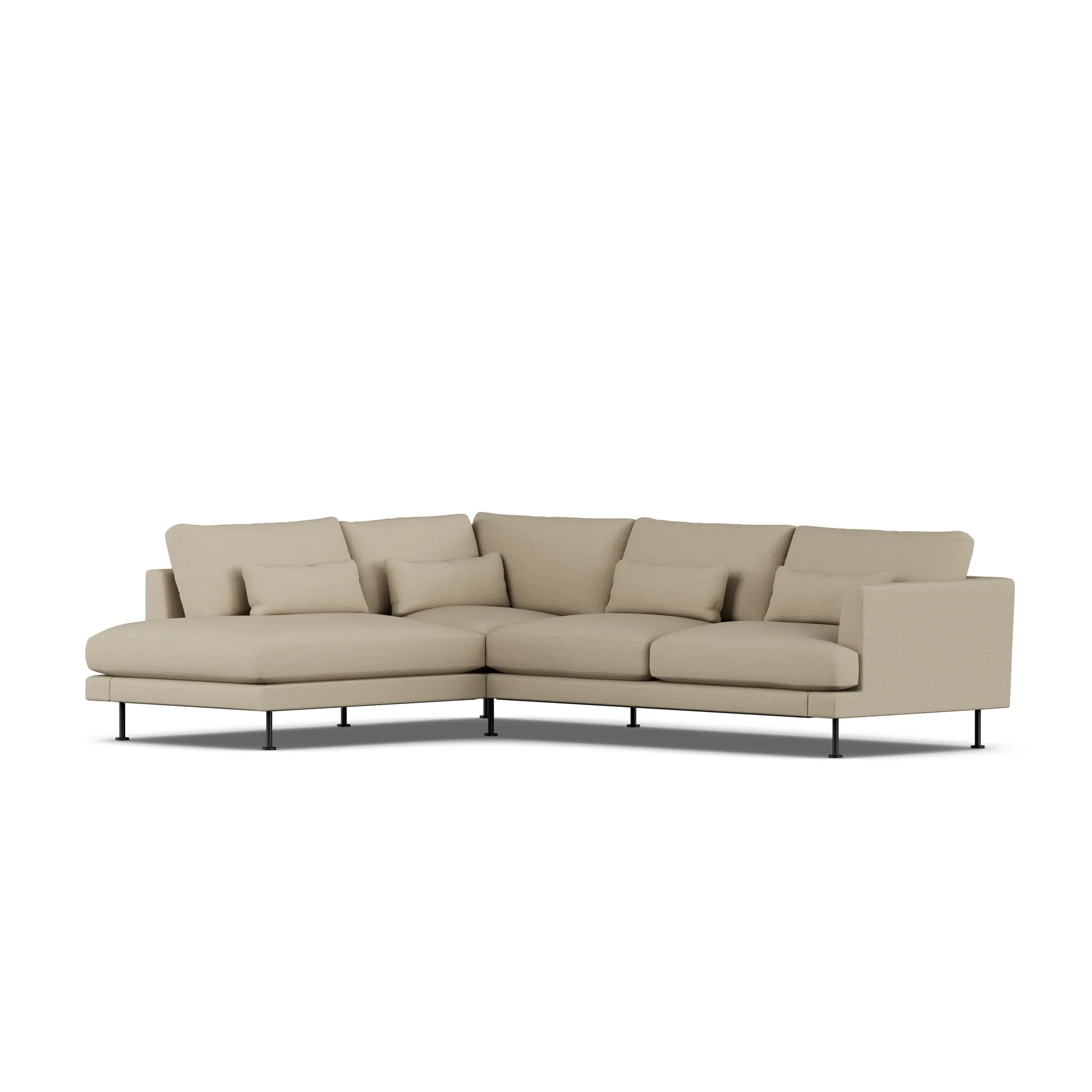 Bredhult sofa, Same Sand 6672-stal czarna, 3-osobowa A2 1898