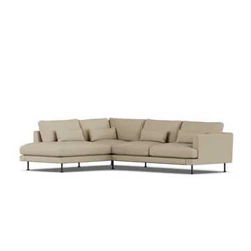 Bredhult sofa - Same Sand 6672-stal czarna, 3-osobowa A2 - 1898
