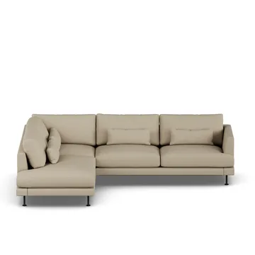 Bredhult sofa - Same Sand 6672-stal czarna, 3-osobowa A2 - 1898