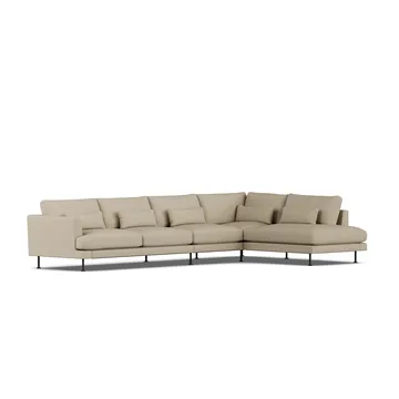 Bredhult sofa - Same Sand 6672-stal czarna, 4-osobowa B1 - 1898