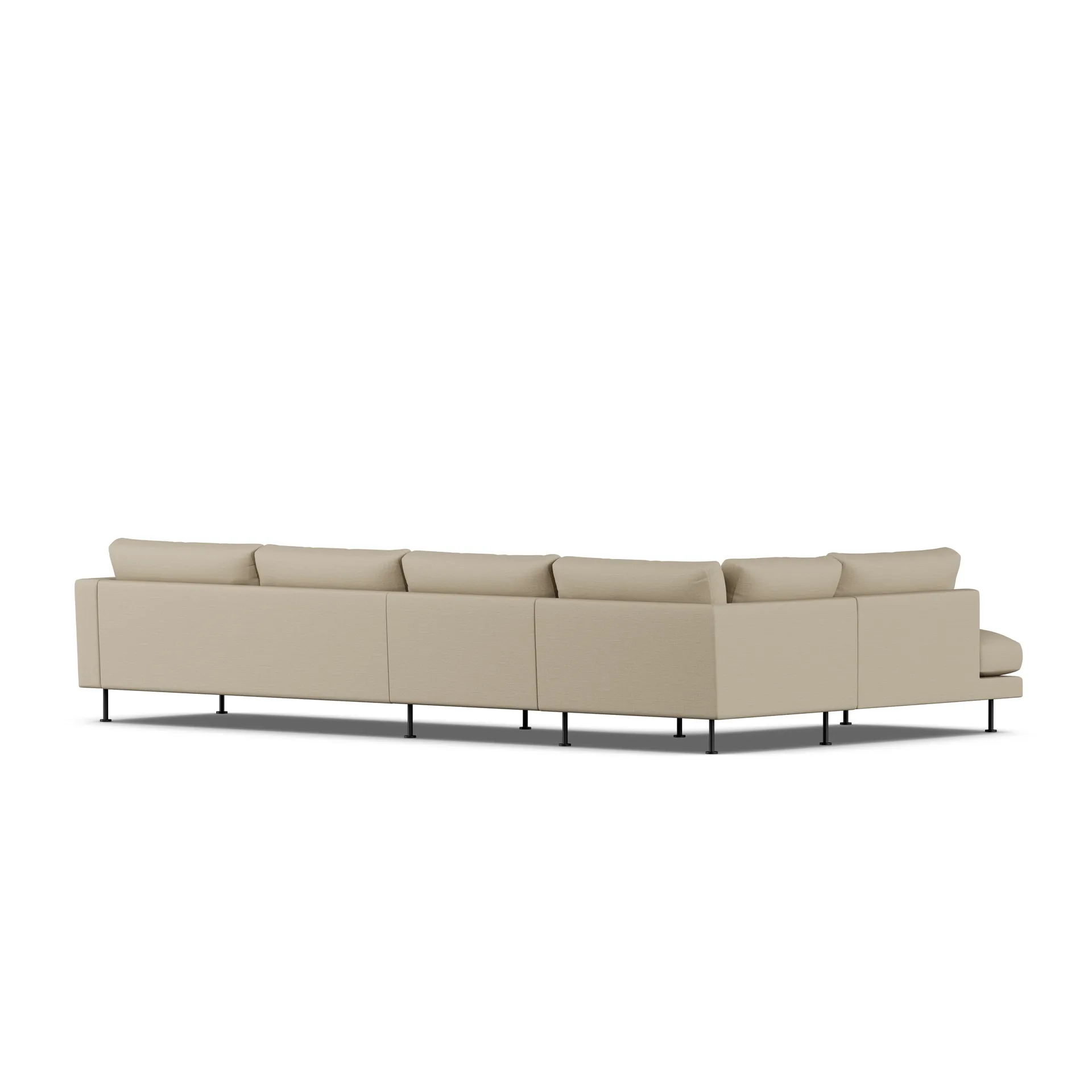 Bredhult sofa, Same Sand 6672-stal czarna, 4-osobowa B2 1898