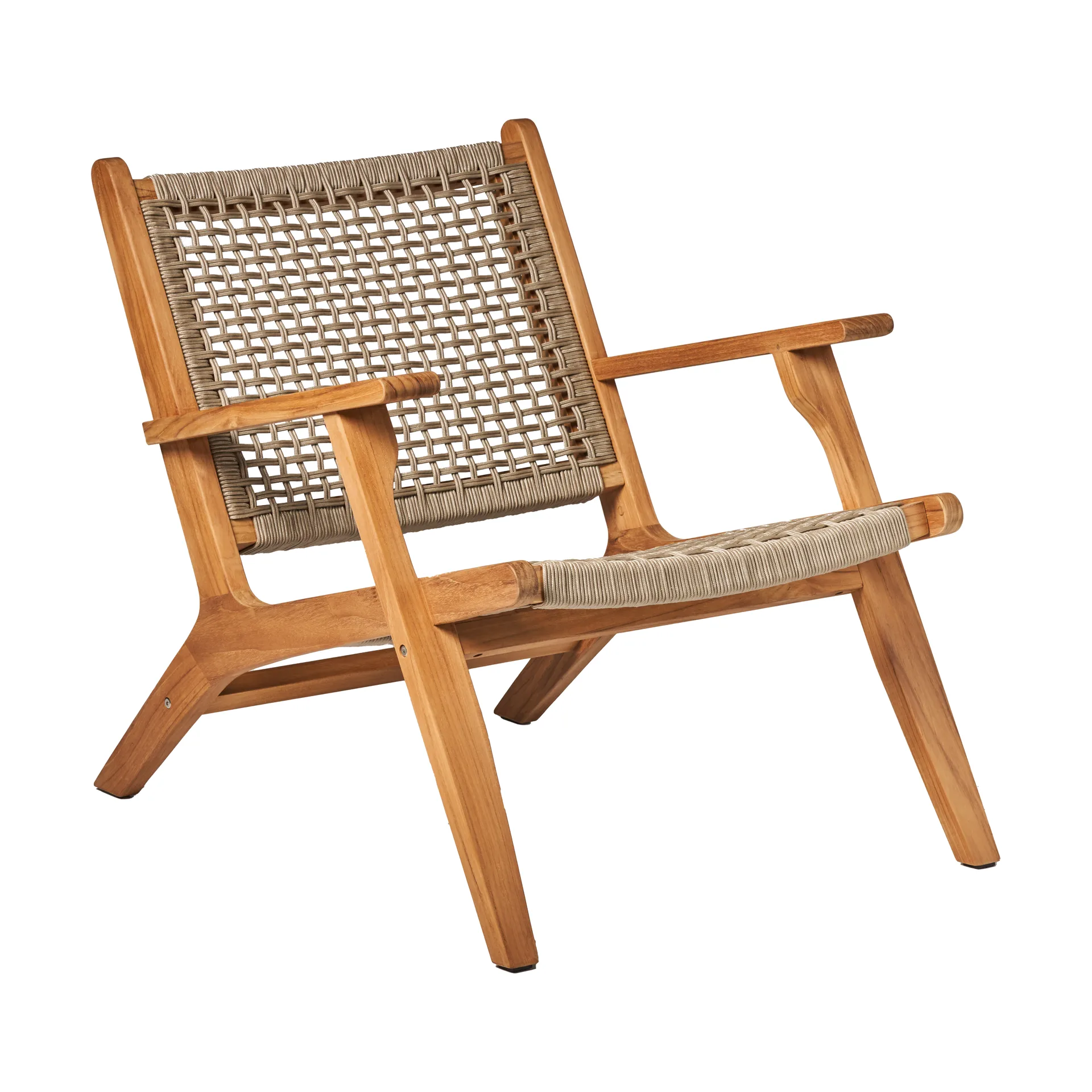 Fotel lounge Sandvik, Drewno tekowe 1898