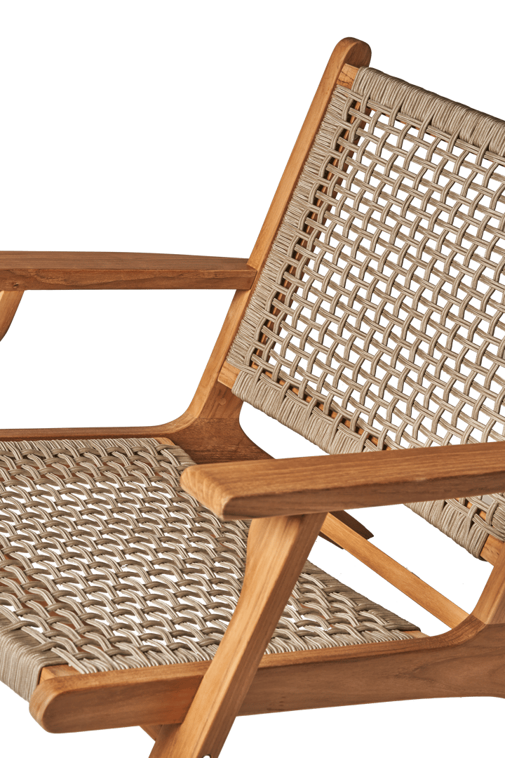 Fotel lounge Sandvik, Drewno tekowe 1898