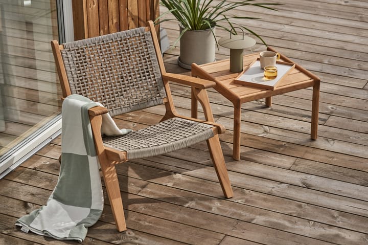 Fotel lounge Sandvik, Drewno tekowe 1898
