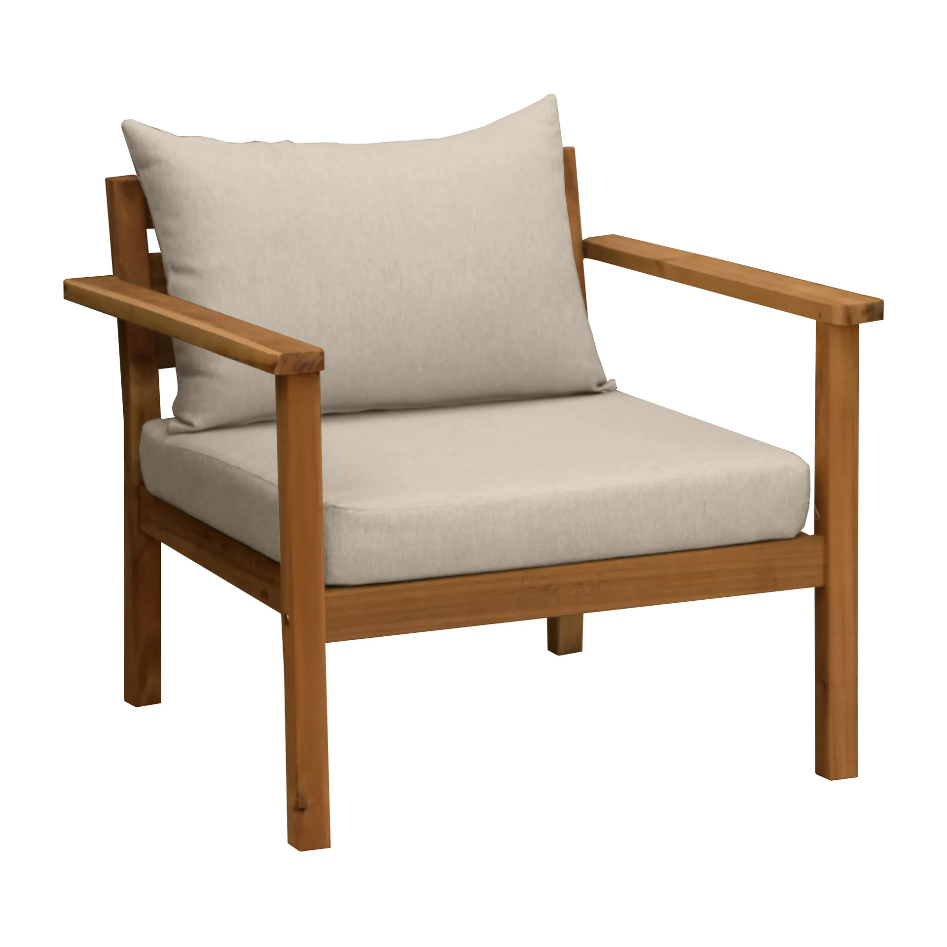 Fotel ogrodowy Stockaryd Teak/Beige 1898