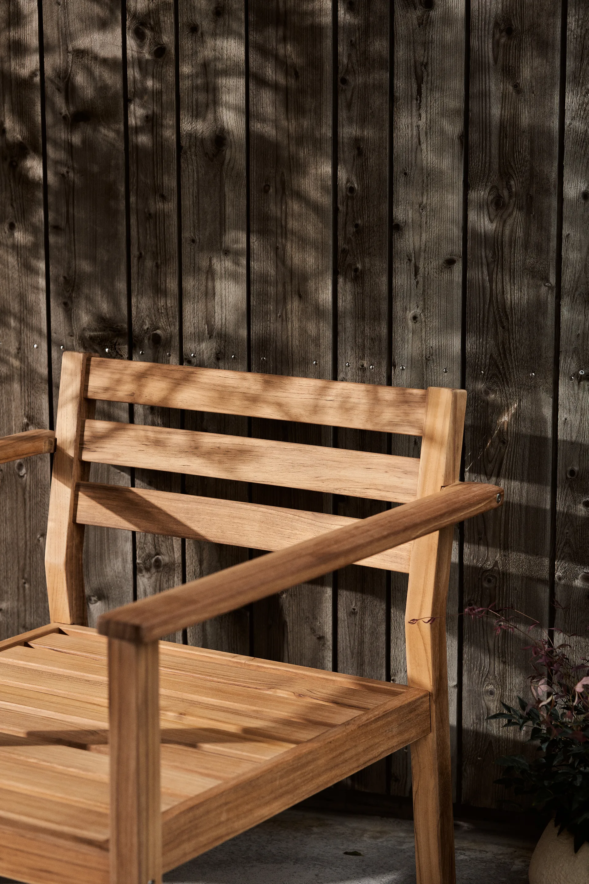 Fotel ogrodowy Stockaryd Teak/Light Grey 1898