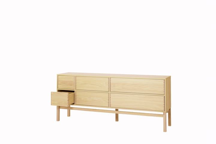 Hylte kredens 6 szuflad 172x73 cm, Dąb 1898