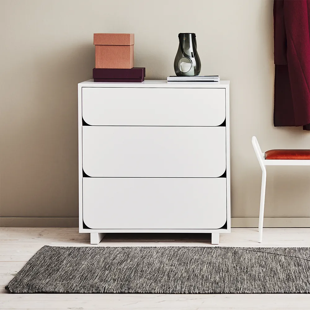 Komoda Vidja niska, sand, 3 szuflady 1898