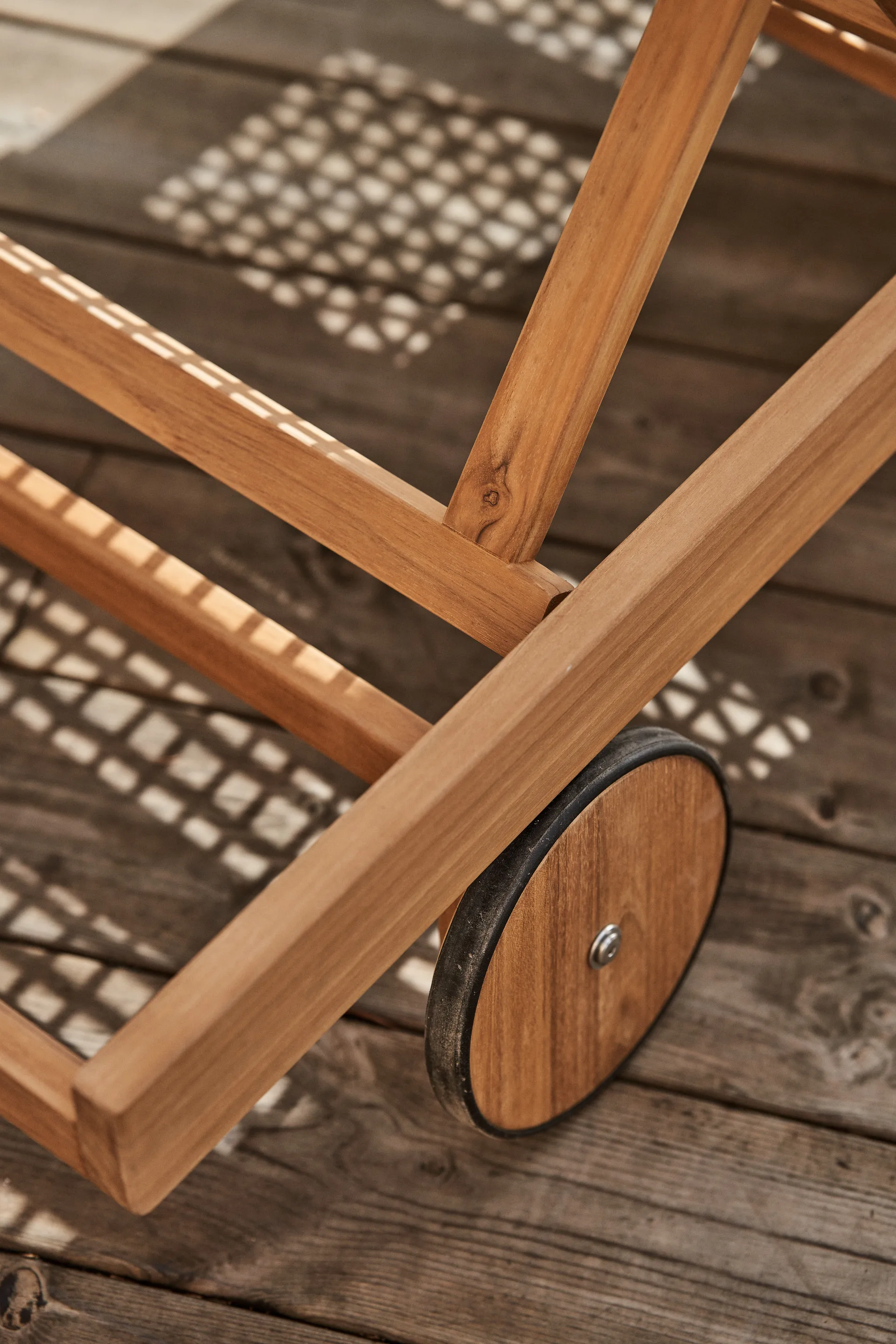 Leżak Sandvik, Drewno tekowe 1898