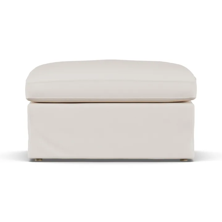 Linnevik podnóżek - Caleido Beige 9600-dąb olejowany na biało, z falbaną - 1898