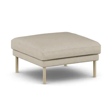 Linnevik puf - Bern Beige 0341-dąb olejowany na biało, bez falbany - 1898