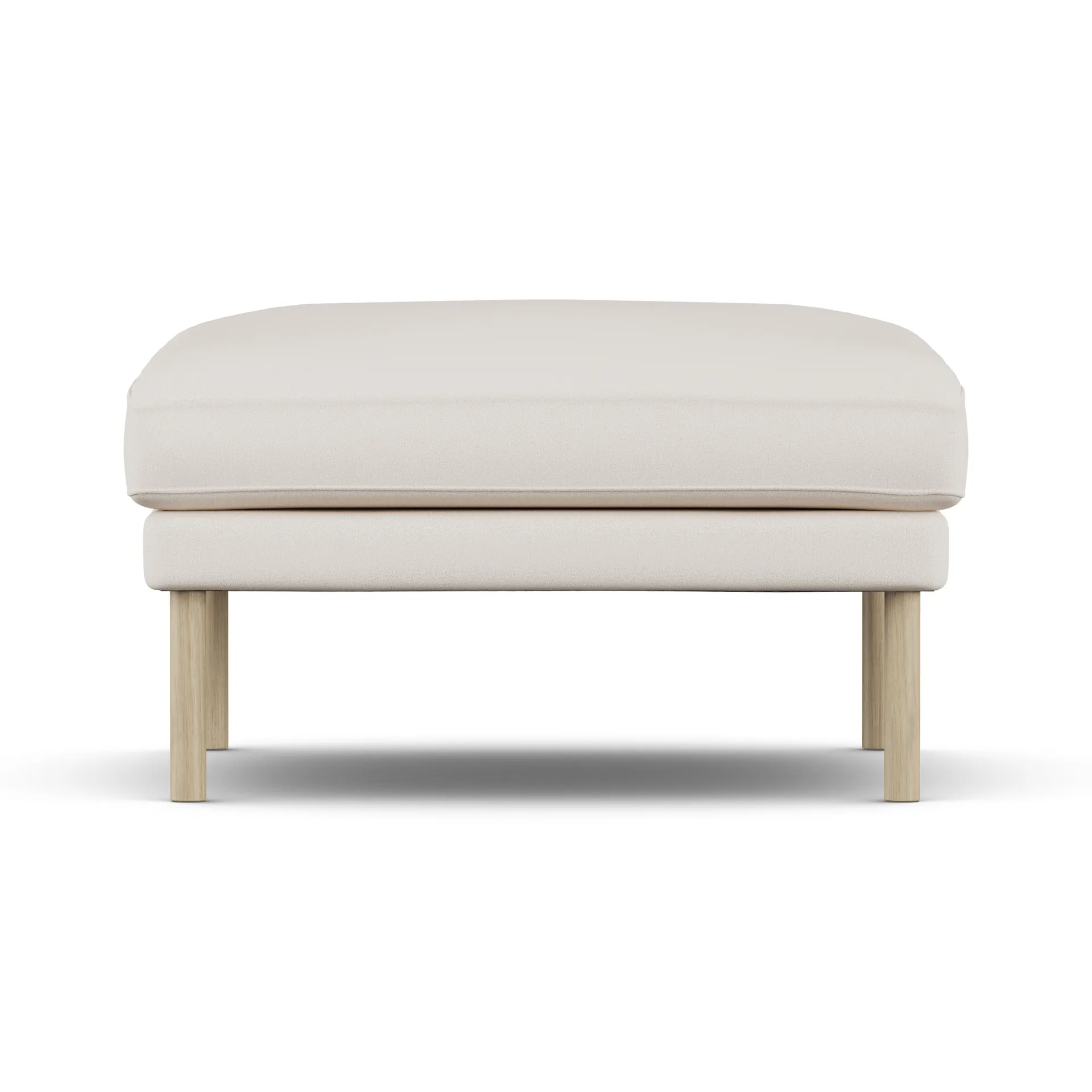 Linnevik puf, Caleido Beige 9600-dąb olejowany na biało, bez falbany 1898