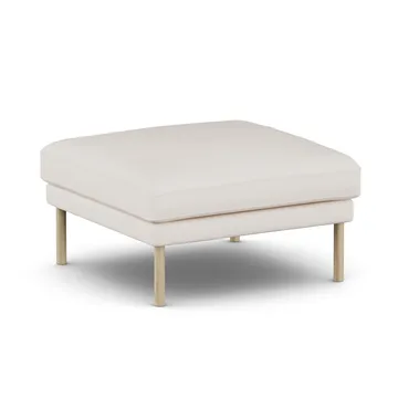 Linnevik puf - Caleido Beige 9600-dąb olejowany na biało, bez falbany - 1898