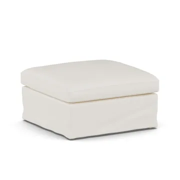 Linnevik puf - Jump Off White 1954-dąb olejowany na biało, z falbaną - 1898