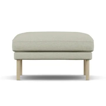 Linnevik puf - Luiza Beige 3981-dąb olejowany na biało, bez falbany - 1898