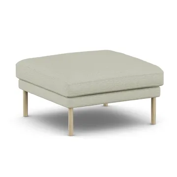Linnevik puf - Luiza Beige 3981-dąb olejowany na biało, bez falbany - 1898
