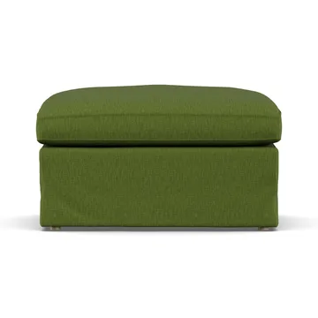 Linnevik puf - Luiza Green 3975-dąb olejowany na biało, z falbaną - 1898