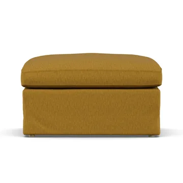 Linnevik puf - Luiza Mustard 3972-dąb olejowany na biało, z falbaną - 1898