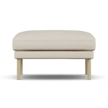 Linnevik puf - Same Beige 6670-dąb olejowany na biało, bez falbany - 1898