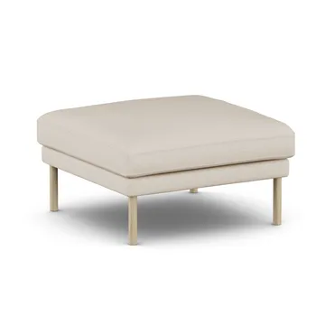 Linnevik puf - Same Beige 6670-dąb olejowany na biało, bez falbany - 1898