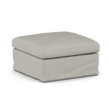 Linnevik puf - Same Grey 6673-dąb olejowany na biało, z falbaną - 1898
