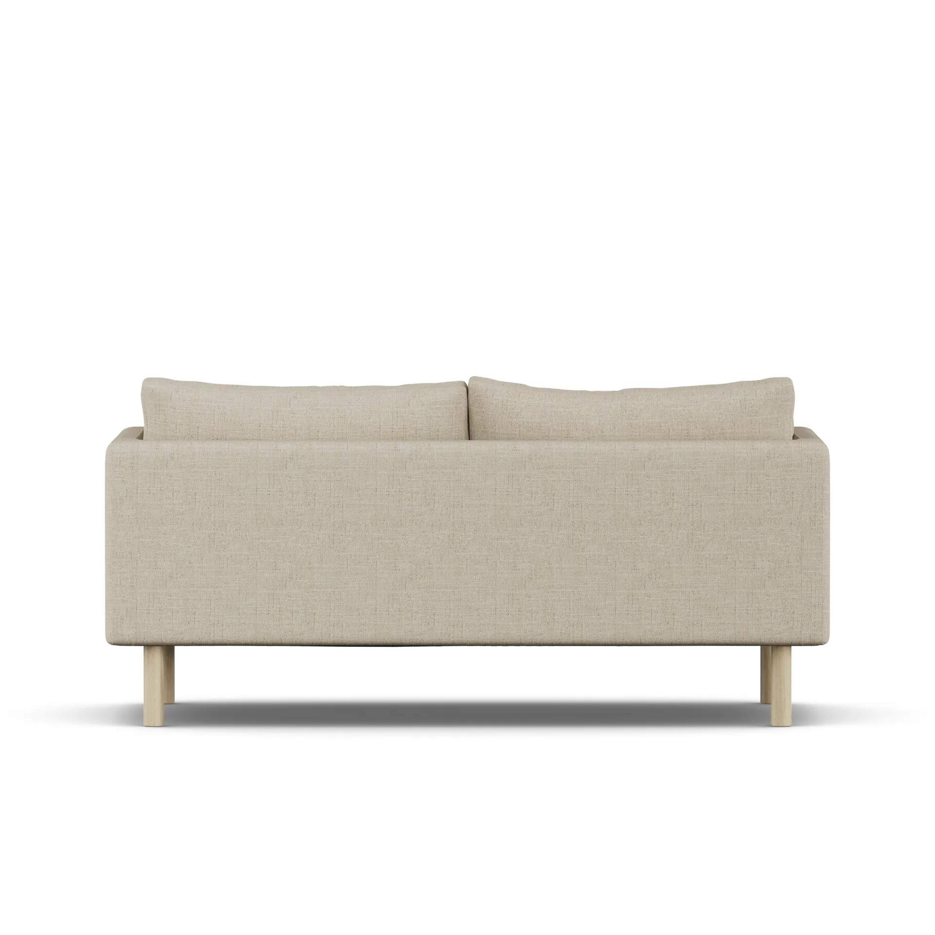 Linnevik sofa, Bern Beige 0341-dąb olejowany na biało, 2-osobowa 1898