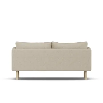 Linnevik sofa - Bern Beige 0341-dąb olejowany na biało, 2-osobowa - 1898