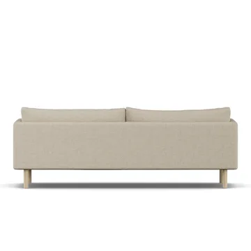 Linnevik sofa - Bern Beige 0341-dąb olejowany na biało, 4-osobowa - 1898
