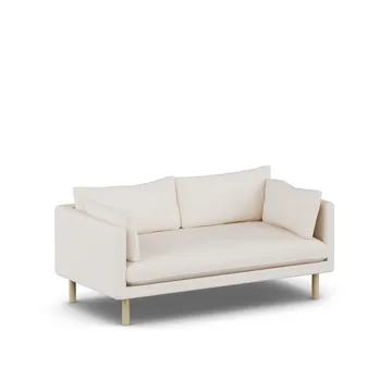 Linnevik sofa - Caleido Beige 9600-dąb olejowany na biało, 2-osobowa - 1898