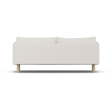 Linnevik sofa - Caleido Beige 9600-dąb olejowany na biało, 3-osobowa, bez falbany - 1898
