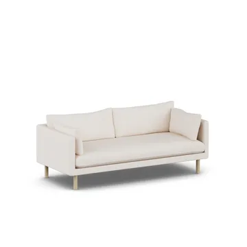 Linnevik sofa - Caleido Beige 9600-dąb olejowany na biało, 3-osobowa - 1898