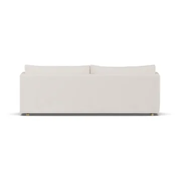 Linnevik sofa - Caleido beige 9600-dąb olejowany na biało, 4-osobowa, z falbaną - 1898