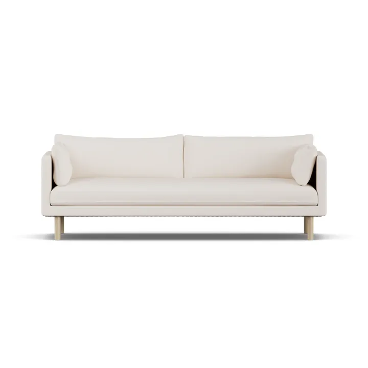 Linnevik sofa - Caleido Beige 9600-dąb olejowany na biało, 4-osobowa - 1898