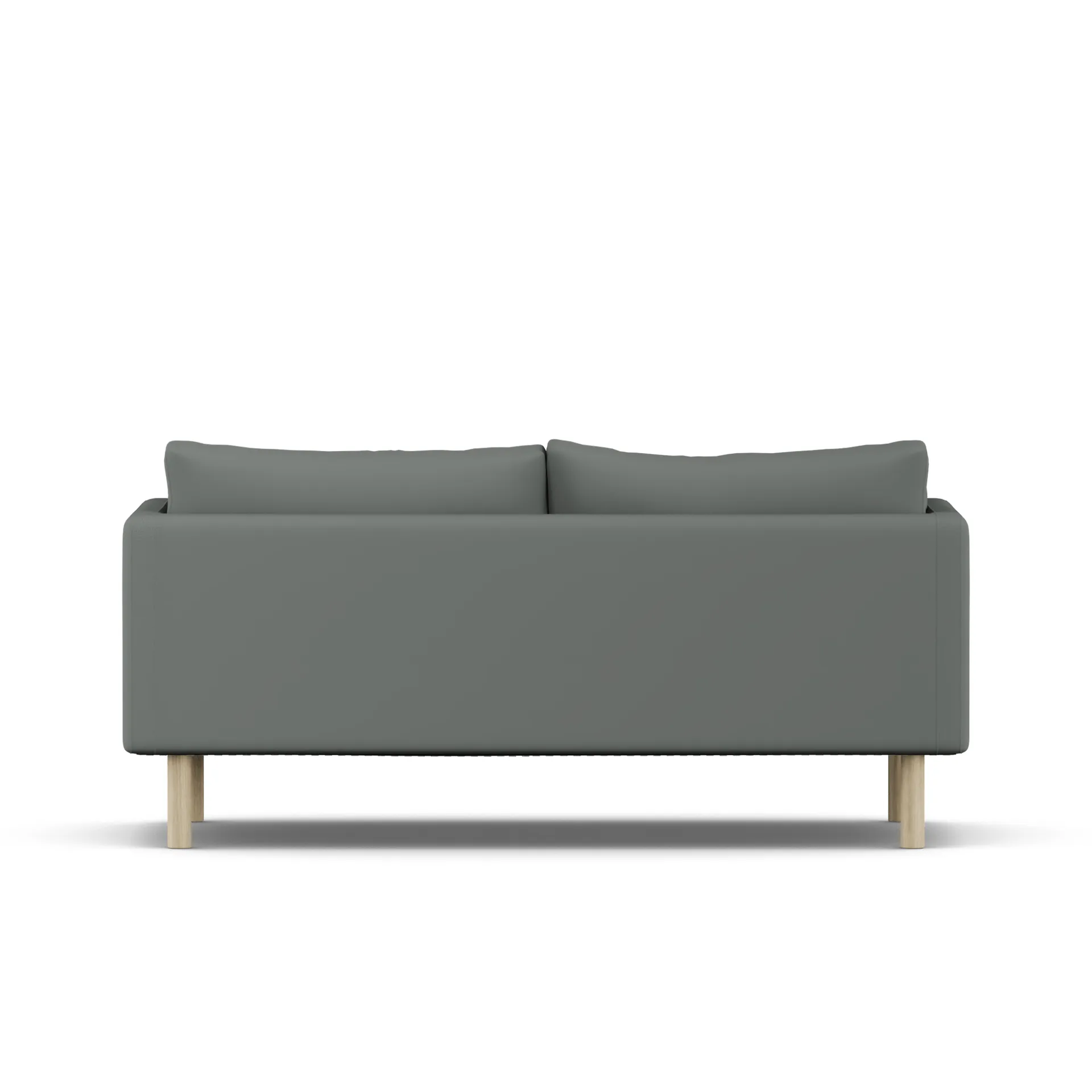 Linnevik sofa, Caleido Grey 1240-dąb olejowany na biało, 2-osobowa, bez falbany 1898