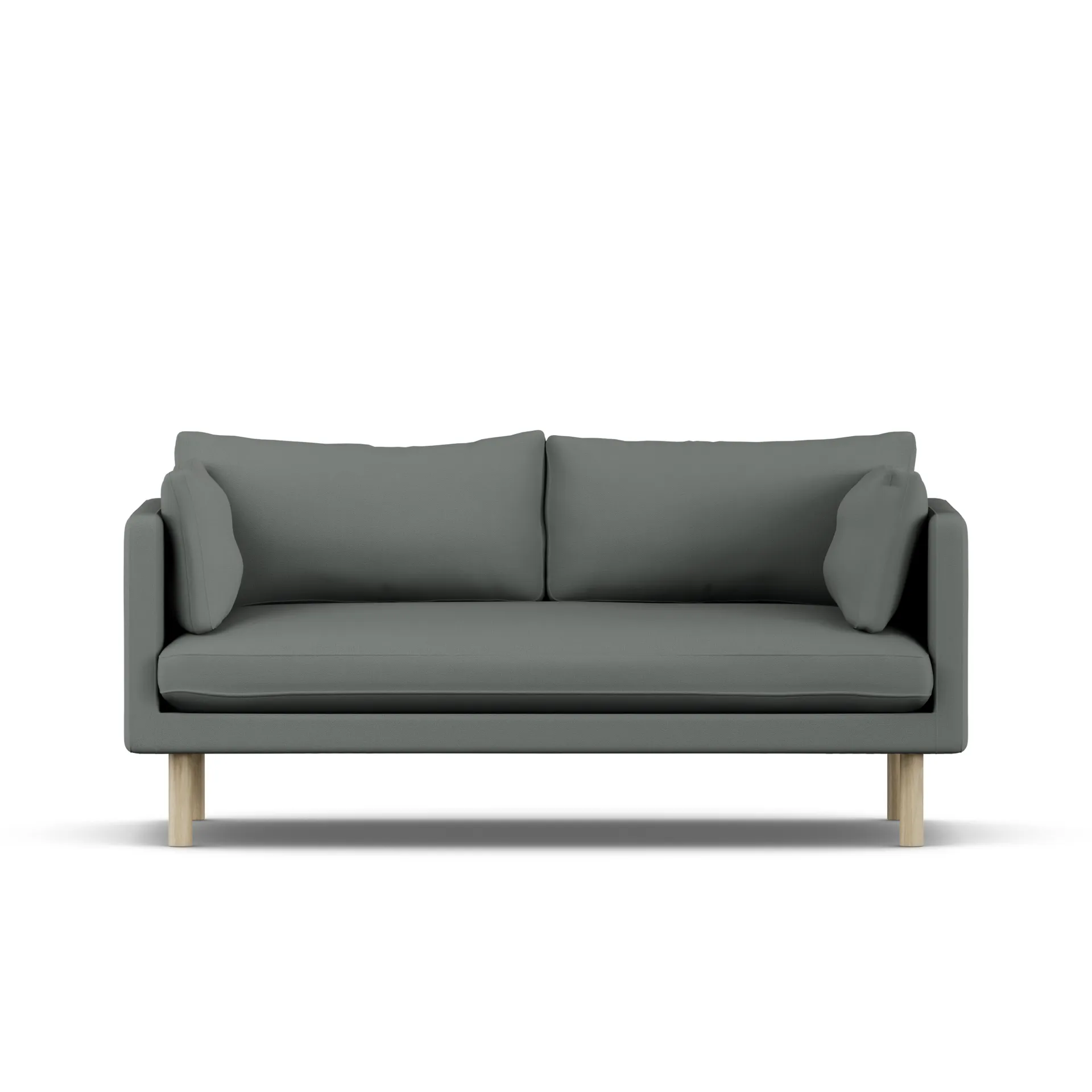 Linnevik sofa, Caleido Grey 1240-dąb olejowany na biało, 2-osobowa 1898