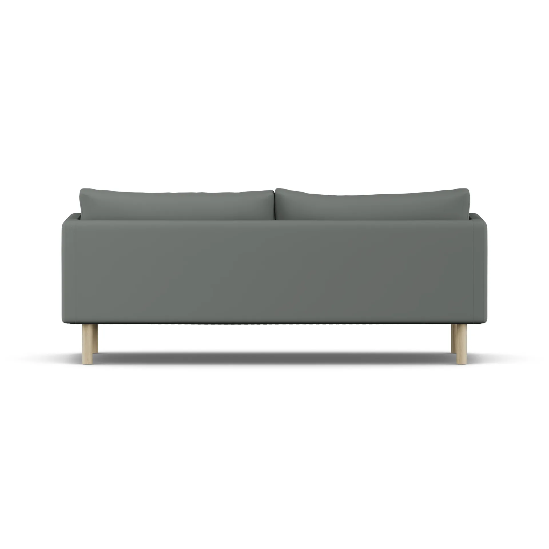 Linnevik sofa, Caleido Grey 1240-dąb olejowany na biało, 3-osobowa, bez falbany 1898