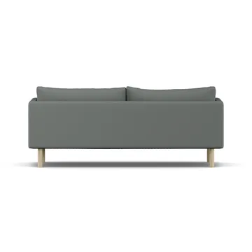 Linnevik sofa - Caleido Grey 1240-dąb olejowany na biało, 3-osobowa, bez falbany - 1898