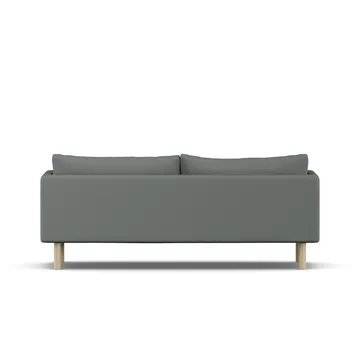 Linnevik sofa - Caleido Grey 1240-dąb olejowany na biało, 3-osobowa - 1898