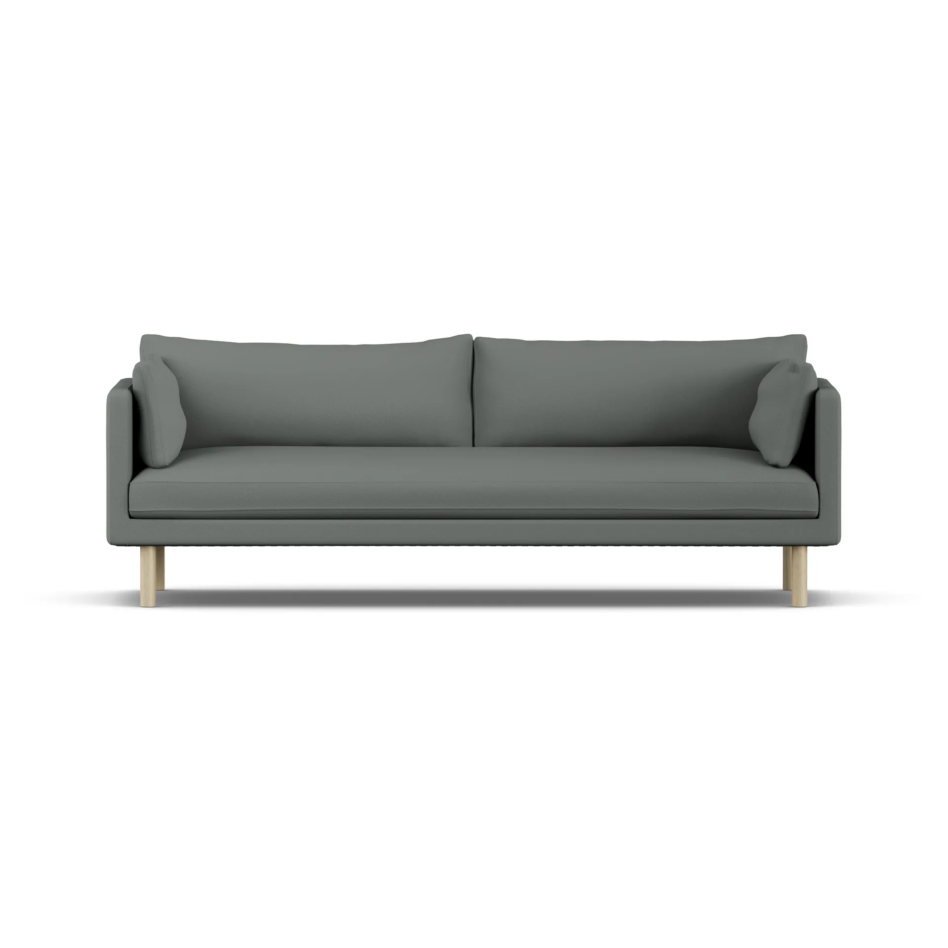 Linnevik sofa, Caleido Grey 1240-dąb olejowany na biało, 4-osobowa 1898
