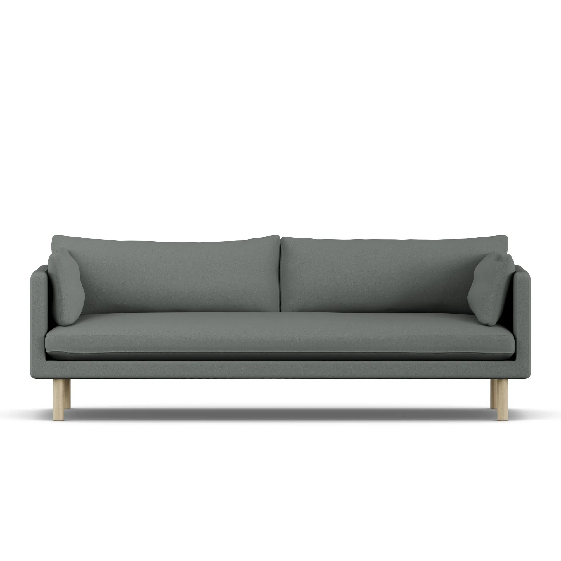Linnevik sofa, Caleido Grey 1240-dąb olejowany na biało, 4-osobowa 1898